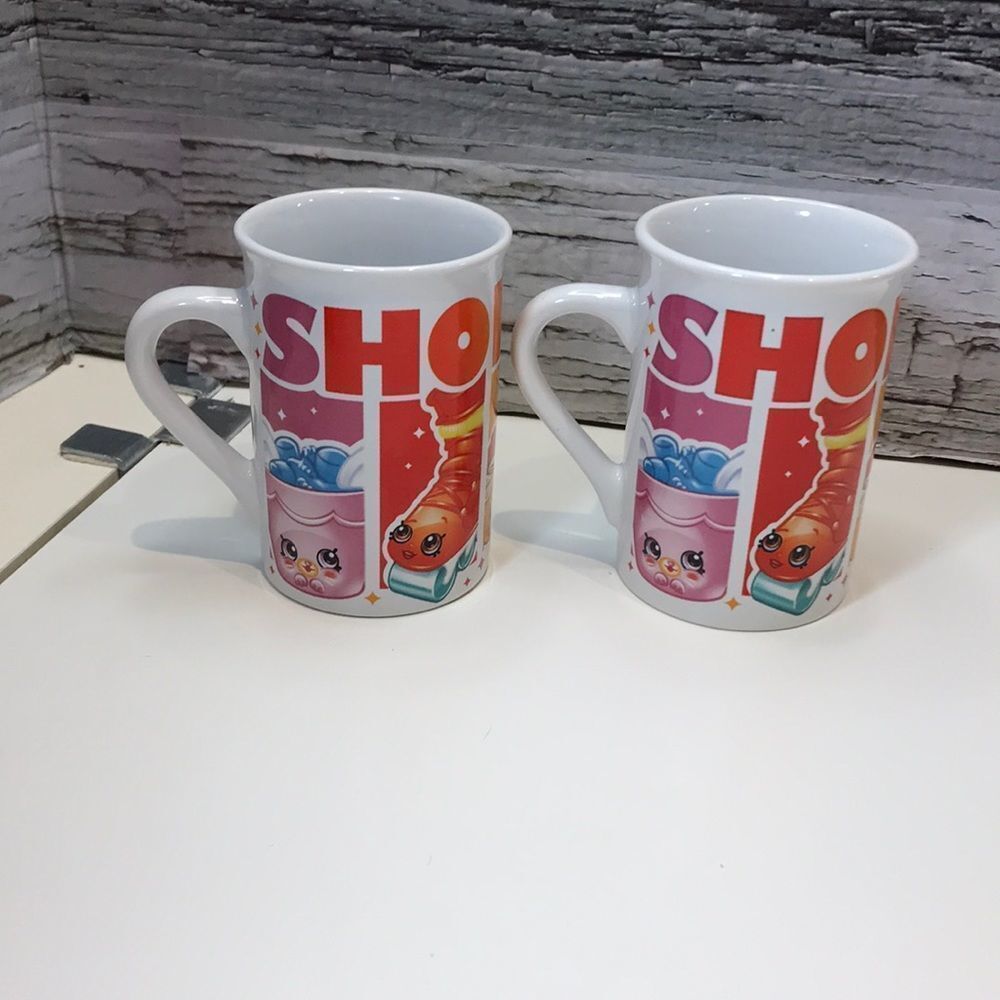 Shopkins Cups Mugs set of 2